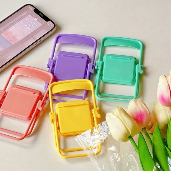 Phone Holder, CHOOSE ONE, Cute Folding Chair Design, NEW - Picture 4 of 7